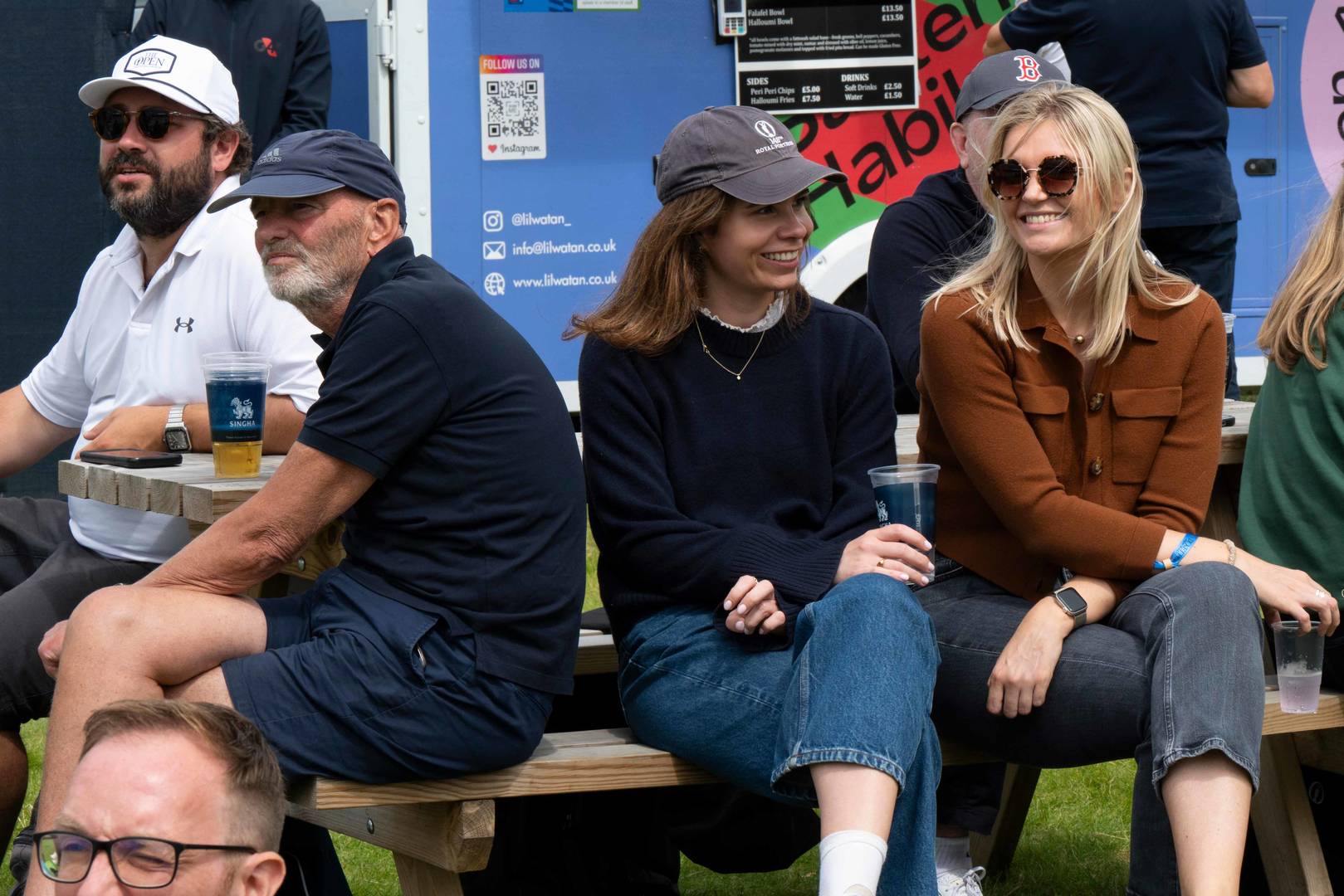 Fans enjoying Ticket Plus at The 153rd Open at Royal Portrush.